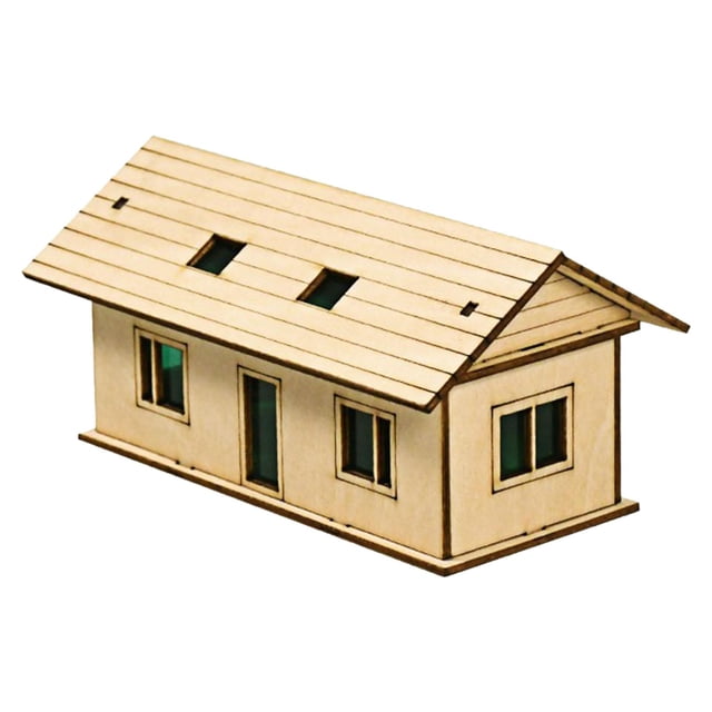 TISHITA 1:60 Scale Decor Miniature House Model for Gift Teens Adults Micro Landscape Style A