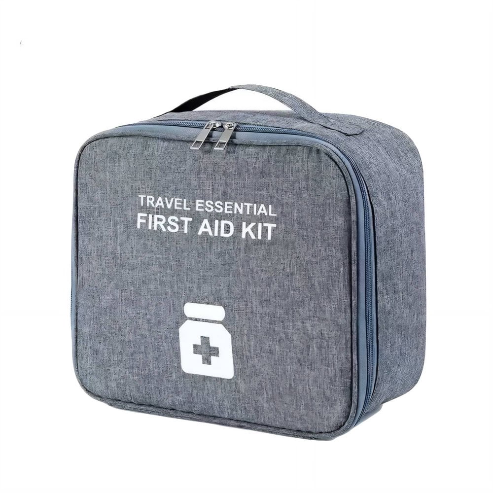 Bamboohart Medicine Bag Helps Organize Seasonal Clothing First Aid Bag Ideal for Home Office or Travel Use Survival Kit Blue