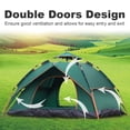 thumbnail image 3 of Tente Instantanée Pop-Up pour 3-4 Personnes, Tente Dôme de Camping Automatique à Double Couche, Imperméable, Tente Familiale pour la Randonnée, le Backpacking, la Plage, 3 of 8