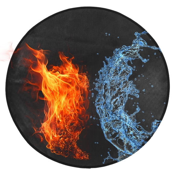 Under Pit Mat Fireproof Mat Outdoor Grilling Fire Pit Mat For Deck Patio Grass Protection Round Fire Pit Mat Stove Mat Floor Mat 30''