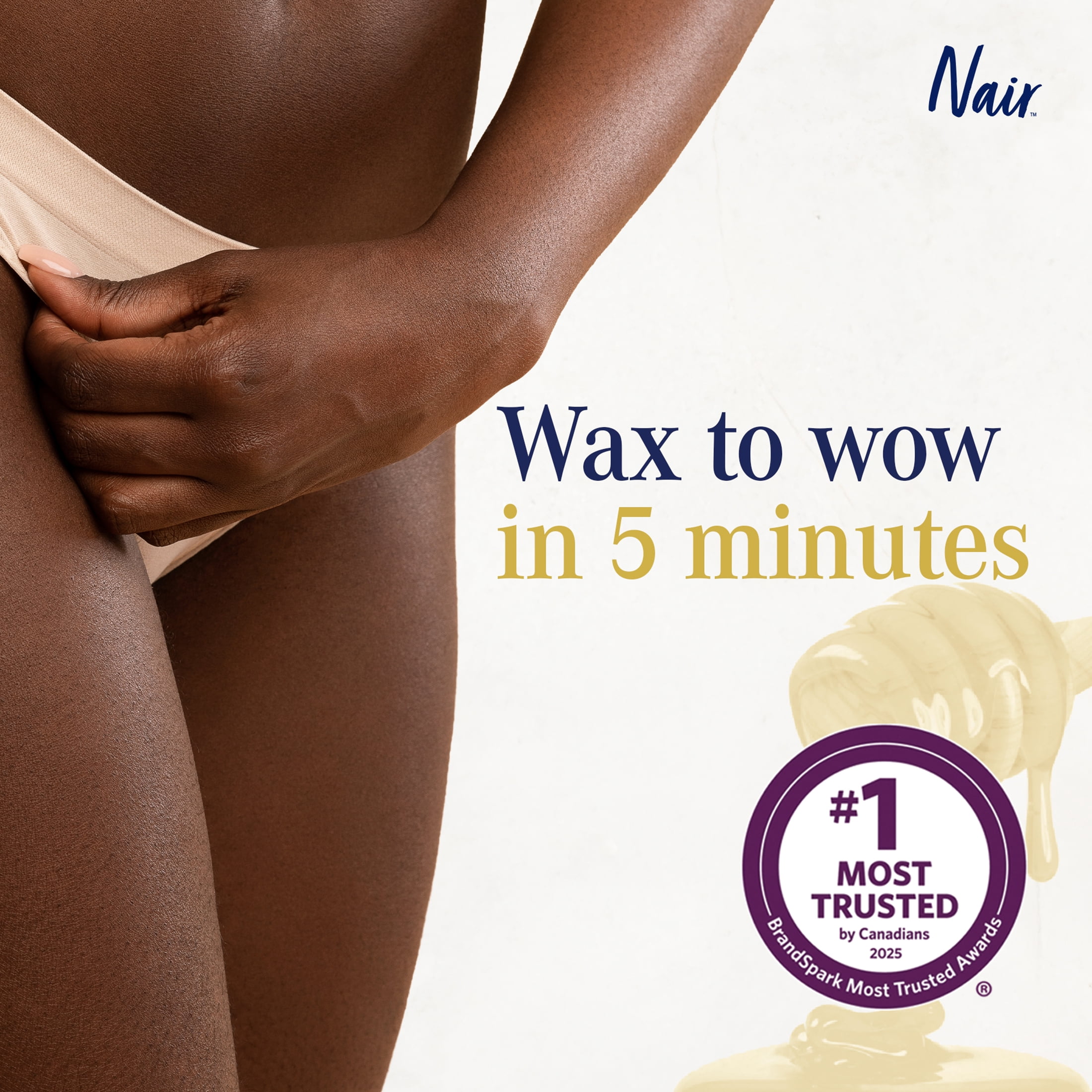 Nair au Naturel Lait et Miel, Cire au Sucre a Bille 100ml