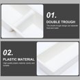 thumbnail image 3 of 2pcs Poultry Feeder Bird Pigeon Food Box Chicken Feeding Bucket Farming Tool, 3 of 6