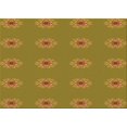 thumbnail image 1 of Ahgly Tapis Rectangulaire Lavable en Machine Orange Or, 2 Pieds x 3 Pieds, 1 of 7