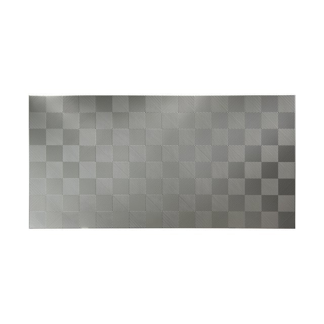 Fasade Quattro Argent Silver Wall Panel 4' x 8'