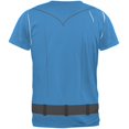 thumbnail image 2 of Halloween Patrol Blue Police Officer Costume All Over Adult T-Shirt, 2 of 2