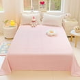 thumbnail image 2 of Washed Bed Sheets - Soft & Pilling-Resistant, Elegant Solid Color Design, Ultimate Comfort & Warmth, Pink, JKODE, 2 of 7
