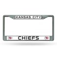 thumbnail image 2 of Kansas City Chiefs Cadre de Plaque d'Immatriculation Chromé, 2 of 2