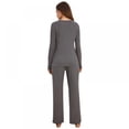 thumbnail image 3 of Ladies Casual Long-sleeved Plus Size Pajamas Suit Home Service, 3 of 7