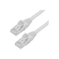 thumbnail image 1 of StarTech.com Câble Ethernet CAT6 de 10 Pi, 10 Gigabits Snagless RJ45 650 MHz 100 W PoE Cordon de Patch, CAT 6 10GbE Câble Réseau UTP avec Soulagement des Taches, Blanc, Testé par Fluke/câblage Est Certifié UL/TA - Catégorie 6 - 24AWG (N6PATCH10WH) - Câble de Patch - RJ-45 (m) vers RJ-45 (m) - 10 Pi - CAT 6 - Moulé, Snagless - Blanc -, 1 of 3