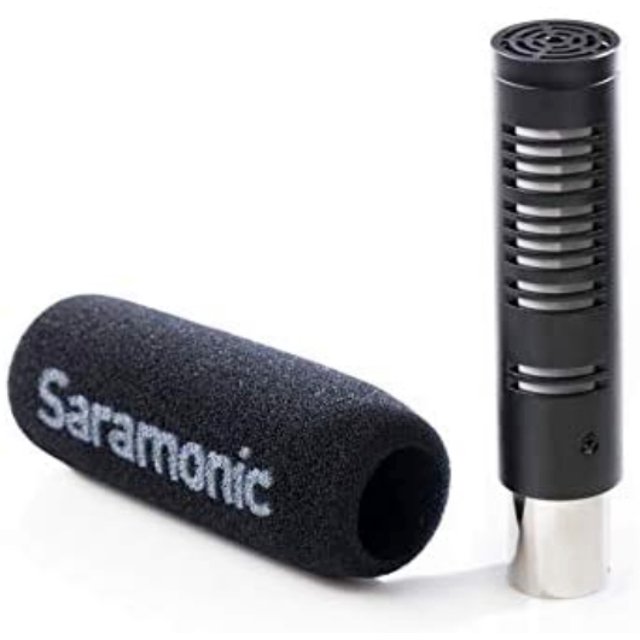 Saramonic SR-AXM3 Microphone à Condensateur Cardioïde de Qualité Diffusion XLR Shotgun
