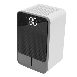 Petit déshumidificateur, minuterie efficace 1200ML Déshumidificateur silencieux pour sous-sol