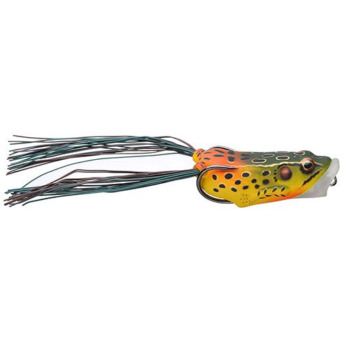 Livetarget Leurres Grenouille 2 1/2 Pouces Hb Pf,SH, Emerld/Rouge,5/0,1/2oz