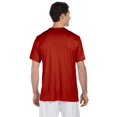 thumbnail image 2 of Hanes Cool DRI TAGLESS Men`s T-Shirt, S, Deep Red, 2 of 3
