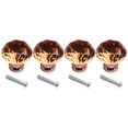 thumbnail image 2 of Rose Gold DIY Unique Color Pull Handle Crystal Cabinet Drawer Door Knob 30mm, 2 of 10