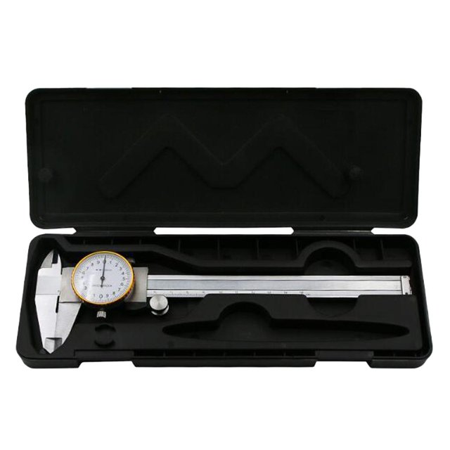 Almencla 6 Inches Caliper Shockproof Vernier Caliper 0-150mm 0.02Mm Gauge