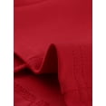 thumbnail image 5 of INSPIRE CHIC Women's Top Square Neck Asymmetrical Hem Zip Front Tank Corset Tops M Red, 5 of 5