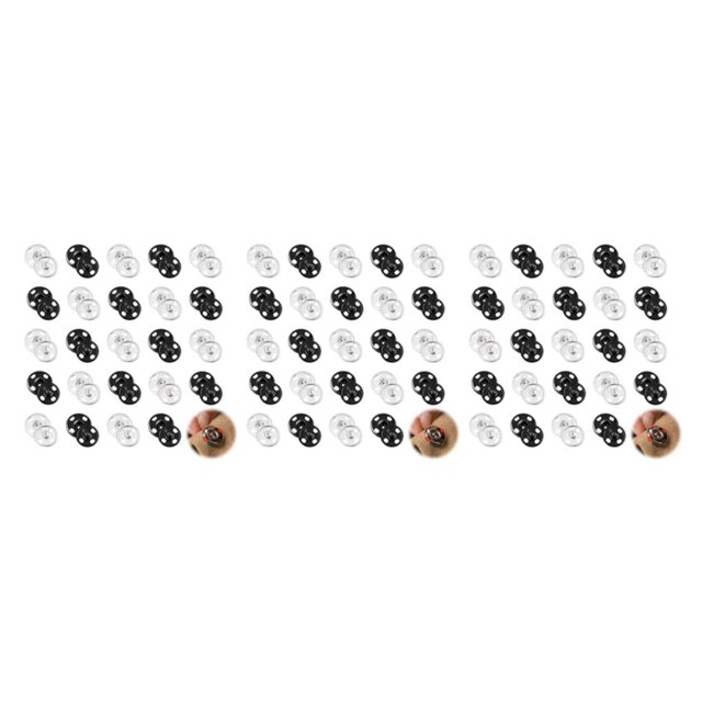 stanreset 24pieces Sew-on Snap Buttons Fashionable Designs With These Easy-to Craft 21mm 3Set