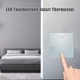 thumbnail image 2 of Smart WiFi Thermostat Voice Control 16A Digital Programmable LED Display Underfloor Heating Temperature Controller Digital Intelligent Wall Thermostat for Electric Heating Compatible with T, 2 of 6