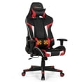 thumbnail image 1 of Goplus Massage Gaming Chair Reclining Swivel Racing Office Chair w/Lumbar Support Red, 1 of 10