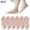 Pink, variant on Miqool 6 Pairs Ankle Socks for Women, Cushioned Low Cut No Show Socks Lightweight Breathable Athletic Running Casual Non Slip Soft Thin Cotton Socks