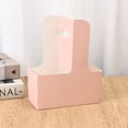 thumbnail image 3 of Disposable Coffee Cup Takeout Holder Tray for Kraft Paper Cups with Double Handle Support - Food Storage Accessories for Convenient Beverage Transport, 3 of 7