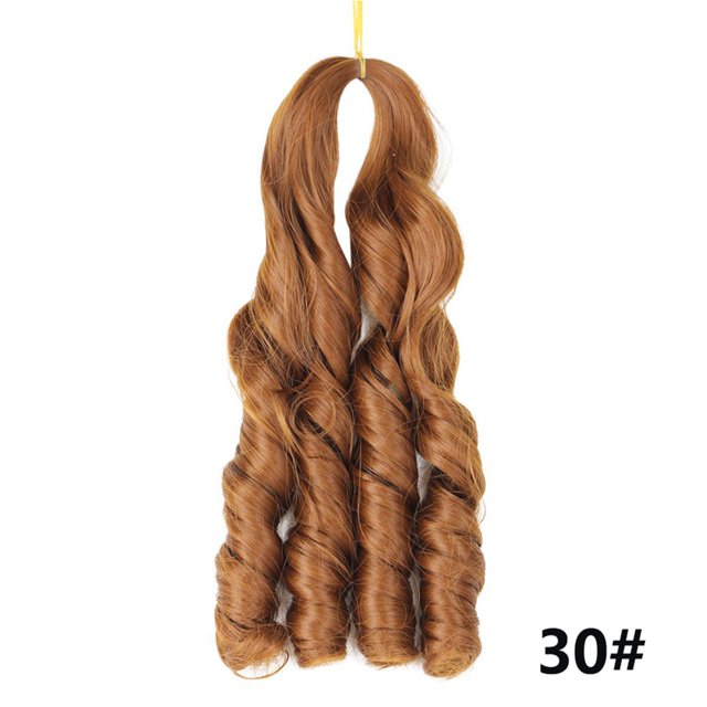 Perruque Grande Boucle Perruque Grosse Tresse Ondulée Lot de Réception de Cheveux Doubles Extensions, Perruque pour Femmes