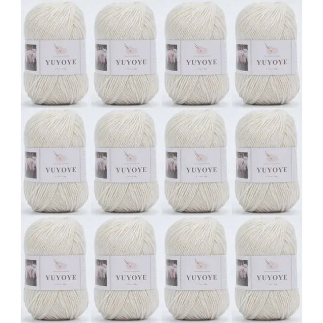 Fil de Laine Mérinos 100 % à 4 Brins, 50 g