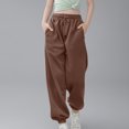 thumbnail image 2 of Plebaso Boys Girls Cinch Bottom Sweatpants Drawstring High Waisted Jogger Pants Athletic Running Pants, 2 of 6