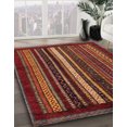 thumbnail image 2 of Ahgly Company Tapis d'Intérieur Rectangulaire Abstrait Rouge Foncé Abstrait, 5 Pieds x 8 Pieds, 2 of 6