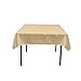 thumbnail image 3 of LA Linen TCpop52x52-KhakiP03 Polyester Poplin Square Tablecloth, Khaki - 52 x 52 in., 3 of 4