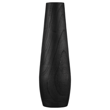 Bouclair Black Wood Floor Vase