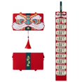 thumbnail image 1 of 2022 Nouvel An Chinois Enveloppes Rouges Pliantes Enveloppe Rouge Design à Franges Sac à Argent pour Festival de Printemps Anniversaire de Bébé Pleine Lune Mariage 6 Emplacements pour Cartes, 1 of 10