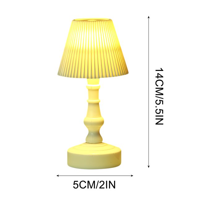 Led Lights for Bedroom, Mini Street Light Scene Table Lamp Decoration with Warm LED Glow for Desktop