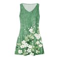 thumbnail image 4 of Ovzne Robes pour Femmes Robe Femme Décontractée avec Poches Été Boho Robe de Plage Robe T-Shirts Robe Col en V Ample Robes Débardeur Robe d'Été Imprimée Liquidation, 4 of 7