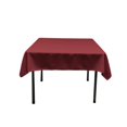 thumbnail image 1 of LA Linen TCpop52x52-CranberryP28 Nappe Carrée en Polyester 52 x 52 Po. Canneberge, 1 of 4
