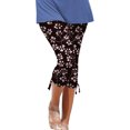 thumbnail image 2 of FNFYFH Clearance Womens Yoga Capris Fresh All Day,Purple, 2 of 5