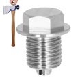 thumbnail image 1 of Oil Drain , Universal Oil Drain Plug Stainless Steel With Sealing Gasket For Car, 1 of 8