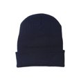 thumbnail image 2 of City Caps Houston Navy Cuffed Winter Beanie, 2 of 2