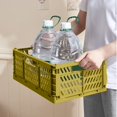 thumbnail image 2 of Large Folding Storage Basket, Durable Plastic Organizer for Fruits and Toys, 2 of 6