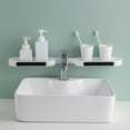 thumbnail image 1 of Over Toilet Storage Rack, Self Adhesive Bathroom Organizer Shelf, Plastic Material, Easy Installation, Large Capacity, Small Space Occupied, Detachable Design, Stable Structure, Waterproof, 1 of 6