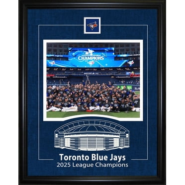 2025 ALCS Champions Framed 8x10 with Rogers Centre Etching Toronto Blue Jays