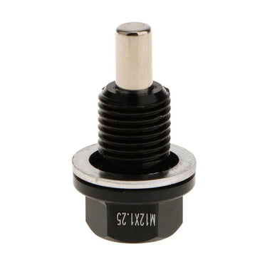 M12X1.25 Anodized Magnetic Engine Oil Pan Drain Bolt Drain Plug Plug for Black