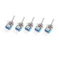 thumbnail image 3 of Miulika Premium 3PDT Triple-Pin PCB Lug Switch Bundle , Blue, 2 Pcs, 3 of 8