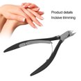 thumbnail image 3 of Premium Nail  Cuticle Nippers For  Pedicure, Nail Clippers For Thick And Deep Ingrown Toenails And Fingernails, 3 of 8