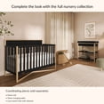 thumbnail image 2 of Dream On Me Owen 5-in-1 Convertible Crib, Matte Black, 2 of 9