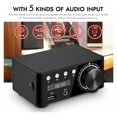 thumbnail image 3 of Mini Digital HiFi Bluetooth 5.0 Power Class D Amplifier Amp 50W*2 Home Theater Car Marine USB TF-Card ,Efficient Heatsink, 3 of 7