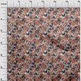 thumbnail image 3 of oneOone Cotton Poplin Rust Brown Fabric Abstract Floral Sewing Craft Projects Fabric Prints By Yard 42 Inch Wide-2rb, 3 of 5