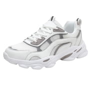 Women's Athletic Sneakers Comfortable Lace-Up Running Shoes Lightweight Sports Footwear for Active