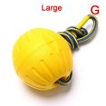 thumbnail image 1 of MesaSe 1PC Indestructible en Caoutchouc Formation Balle Chien Jouet avec Support Corde Morsure Résistant, 1 of 5