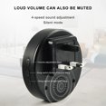 thumbnail image 3 of Battery-Free Self-Powered Wireless Doorbell R16 with LED Light Transmitter, 180m Long Range, IP68 Waterproof, 58 Chimes, 4-Level Volume (0-105dB), 433.92MHz Frequency, 110-230V AC Receiver, US Plug,, 3 of 6